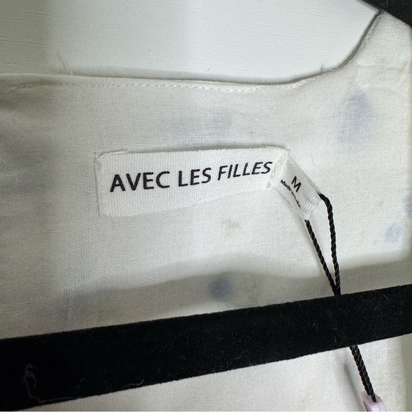 Avec Les Filles floral white sun dress - Picture 13 of 14